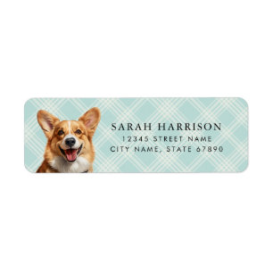 Étiquettes d'adresse de retour Corgi
