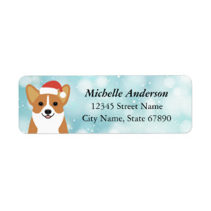Étiquettes d'adresse de retour Corgi