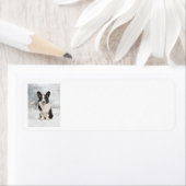 Étiquettes d'adresse de retour Corgi (En situation)