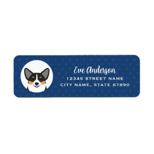Étiquettes d'adresse de retour Corgi