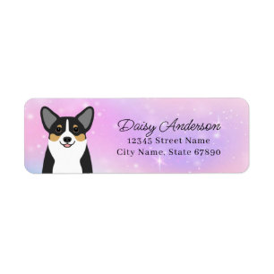 Étiquettes d'adresse de retour Corgi