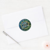 Étiquettes d'adresse de retour Couronne de Noël Jo (Enveloppe)
