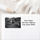 Étiquettes d'adresse de retour de bétail (En situation)