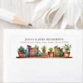 Étiquettes d'adresse de retour de bibliothèque mig (En situation)