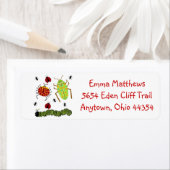 Étiquettes d'adresse de retour de bogues (En situation)