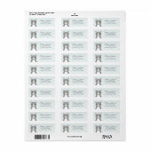 Étiquettes d'adresse de retour de chat (Feuille entière)