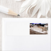 Étiquettes d'adresse de retour de conception de RA (En situation)