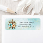 Étiquettes d'adresse de retour de foi et d'inspira (En situation)