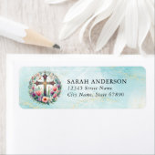 Étiquettes d'adresse de retour de foi et d'inspira (En situation)