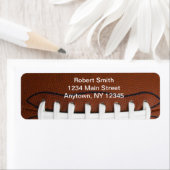 Étiquettes d'adresse de retour de la conception de (En situation)