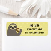 Étiquettes d'adresse de retour de la machine (En situation)