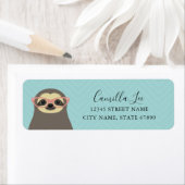 Étiquettes d'adresse de retour de la machine (En situation)