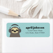 Étiquettes d'adresse de retour de la machine (En situation)