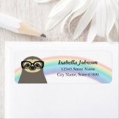 Étiquettes d'adresse de retour de la machine (En situation)