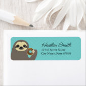 Étiquettes d'adresse de retour de la machine (En situation)