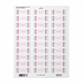 Étiquettes d'adresse de retour de l'Heureuse Saint (Feuille entière)