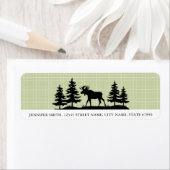 Étiquettes d'adresse de retour de l'orignal (En situation)