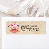 Étiquettes d'adresse de retour de machine (En situation)