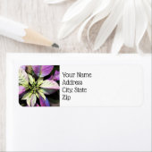 Étiquettes d'adresse de retour de Noël - Lav Poins (En situation)