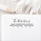 Étiquettes d'adresse de retour de nom de script (En situation)