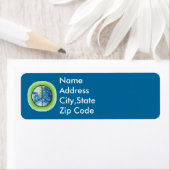 Étiquettes d'adresse de retour de paix (En situation)