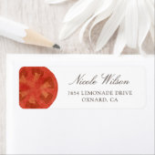 Étiquettes d'adresse de retour de tomates 02 (En situation)