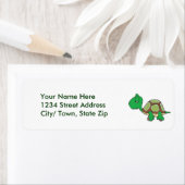 Étiquettes d'adresse de retour de tortue (En situation)