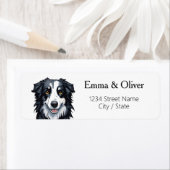 Étiquettes d'adresse de retour des colonnes fronta (En situation)