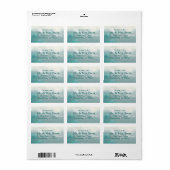 Étiquettes d'adresse de retour des goélands (Feuille entière)