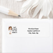 Étiquettes d'adresse de retour des infirmières pou (En situation)