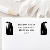 Étiquettes d'adresse de retour des Mariages homose (En situation)