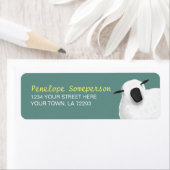 Étiquettes d'adresse de retour des moutons (En situation)