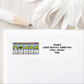 Étiquettes d'adresse de retour des prévisions mété (En situation)