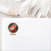 Étiquettes d'adresse de retour des vétérans USMC (En situation)