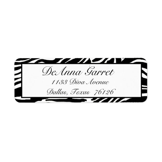 Étiquettes d'adresse de retour devenues sauvages ( (Devant)