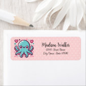 Étiquettes d'adresse de retour d'Octopus (En situation)