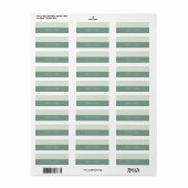 Étiquettes d'adresse de retour du bloc de couleur  (Feuille entière)