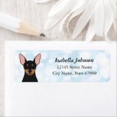 Étiquettes d'adresse de retour du broche miniature (En situation)