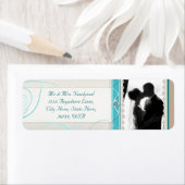 Étiquettes d'adresse de retour du Mariage photo pe (En situation)