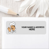 ÉTIQUETTES D'ADRESSE DE RETOUR EN CHEF (En situation)