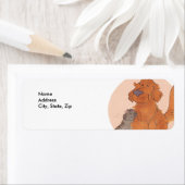 Étiquettes d'adresse de retour et d'or (En situation)