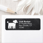 Étiquettes d'adresse de retour graphiques de canic (En situation)