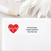 Étiquettes d'adresse de retour Heartbeat pour les  (En situation)