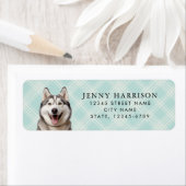 Étiquettes d'adresse de retour Husky (En situation)