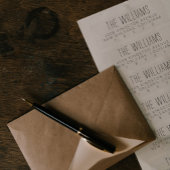 Étiquettes d'adresse de retour minimalistes