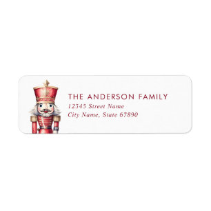 Étiquettes d'adresse de retour Nutcracker