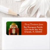 Étiquettes d'adresse de retour Nutcracker personna (En situation)