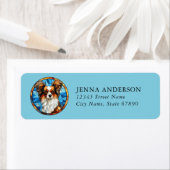 Étiquettes d'adresse de retour Papillon (En situation)