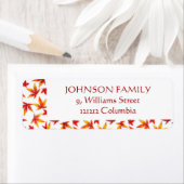 Étiquettes d'adresse de retour personnalisées - Fe (En situation)