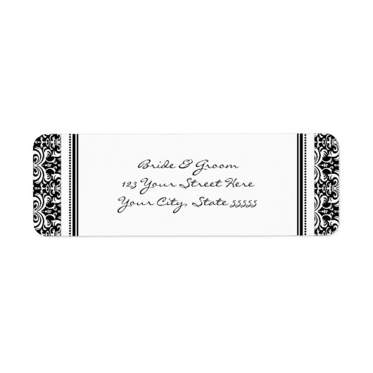 Étiquettes d'adresse de retour personnalisées mari (Devant)